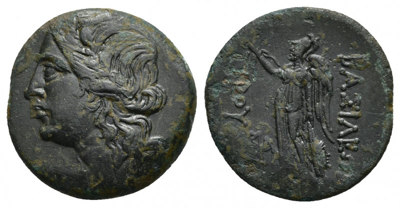 KINGS OF BITHYNIA. Prousias I Cholos (Circa 230-182 BC). Nikomedeia. AE.
Obv: L...