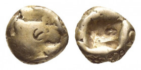 KINGS OF LYDIA.Sardes. Alyattes (Circa 600-561 BC). 1/12 Stater.
Obv: Head of roaring lion right, with star on forehead.
Rev: Incuse square punch.
...