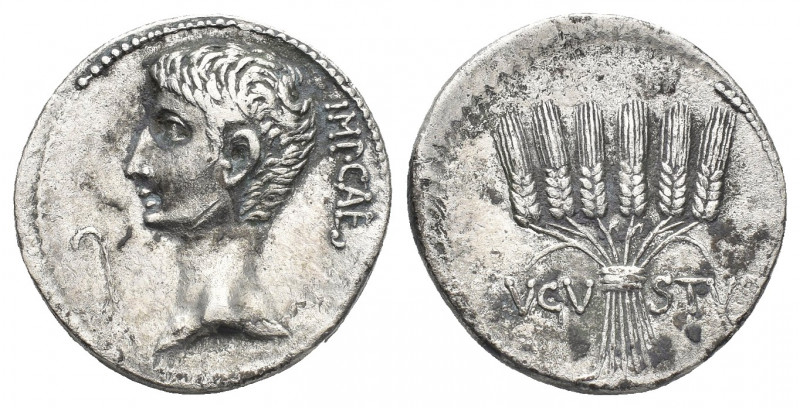 OCTAVIAN (as Augustus 27 BC – 14 AD). Cistophoric Tetradrachm. Pergamum. Circa 2...