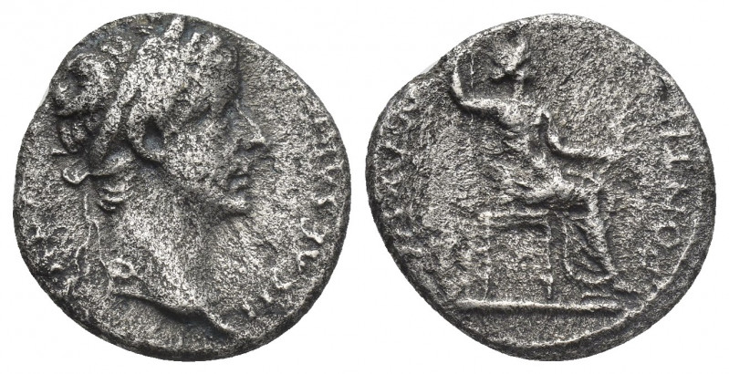 TIBERIUS (14-37 AD). AR, Denarius. "Tribute Penny" type. Lugdunum.
Obv: Legend ...