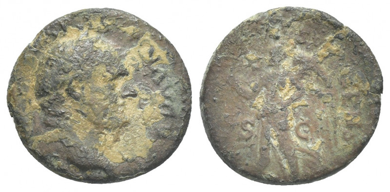 VESPASIAN (69-79 AD). AE, Semis. Uncertain Asia Minor mint, Ephesus?
Obv: [IMP ...