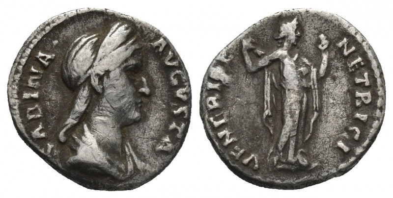 SABINA (Augusta, 128-136/7 AD). Denarius. Rome.
Obv: SABINA AVGVSTA.
Draped bu...