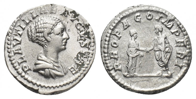 PLAUTILLA (Augusta, 202-205). Denarius. Rome.
Obv: PLAVTILLAE AVGVSTAE.
Bust o...