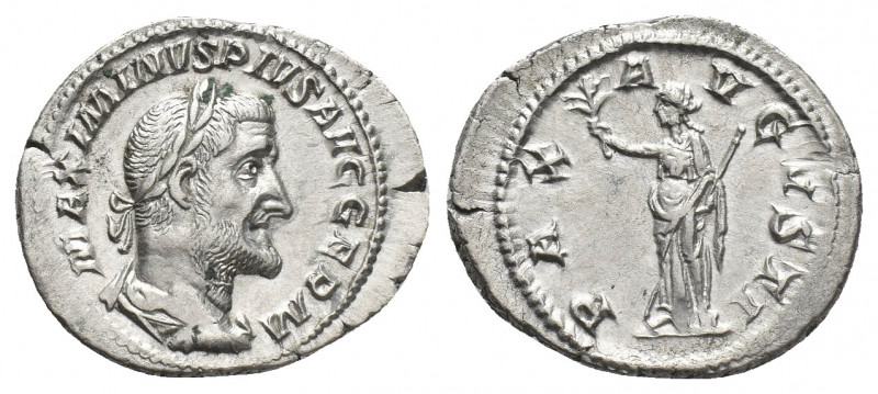 MAXİMİNUS THRAX. (235-238 AD). AR, Denarius. Rome.
Obv: MAXIMINVS PIVS AVG GERM...