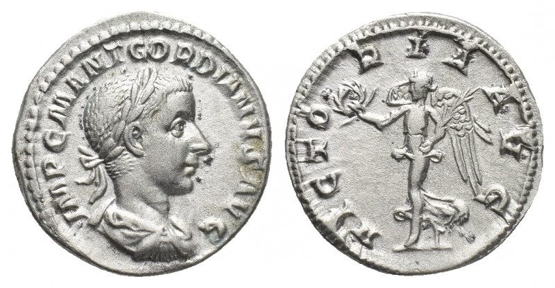 GORDIAN III. (238-244 AD). AR, Denarius. Rome.
Obv: IMP C M ANT GORDIANVS AVG....