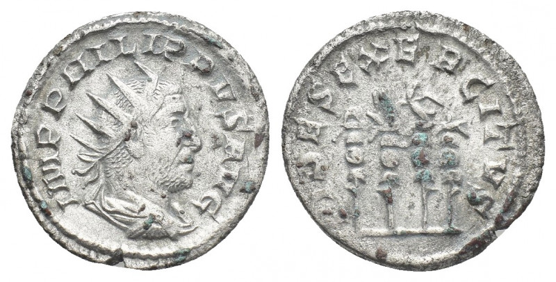 PHILIP I 'THE ARAB' (244–249 AD). Antoninianus. Rome.
Obv: IMP PHILIPPVS AVG.
...