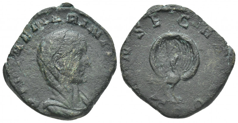 Diva Mariniana (wife of Valerian, 256 AD). AE, Sestertius. Rome.
Obv: DIVAE MAR...