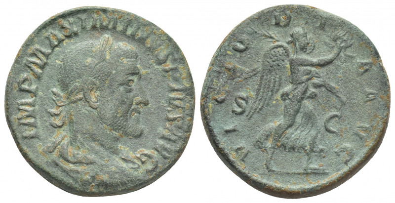 MAXIMINUS THRAX (235-238 AD). AE, Sestertius. Rome.
Obv: IMP MAXIMINVS PIVS AVG...