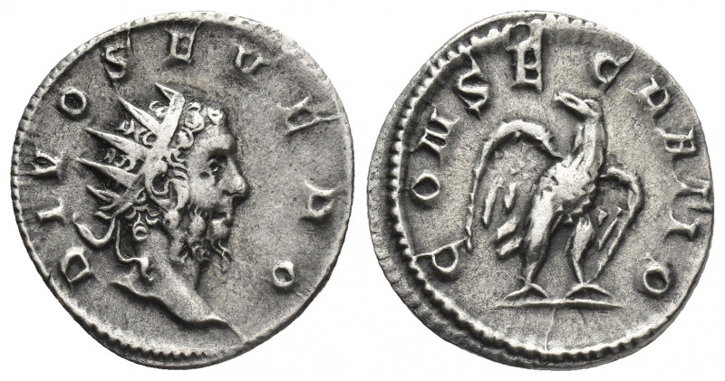 DIVUS SEPTIMIUS SEVERUS (Died 211). Restitution Issue under Trajanus Decius Anto...