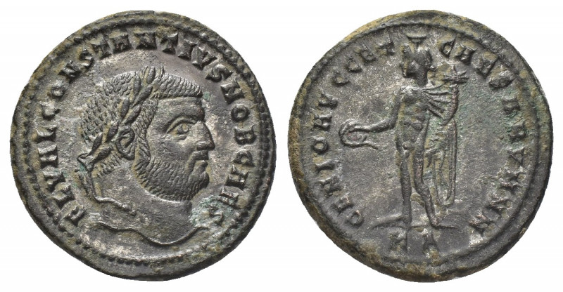 CONSTANTINE I (as Caesar, 307). Nummus. Cyzicus.
Obv: FL VAL CONSTANTINVS NOB C...