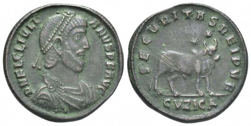 JULIAN II APOSTATA (361-363 AD). Cyzicus.
Obv: D N FL CL IVLIANVS P F AVG.
Bus...