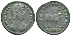 JULIAN II APOSTATA (361-363 AD). Cyzicus.
Obv: D N FL CL IVLIANVS P F AVG.
Bust of Julian, pearl-diademed, draped, cuirassed, right
Rev: SECVRITAS ...