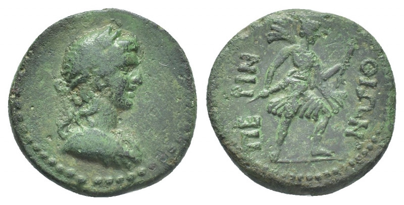 THRACE. Perinthus. (2th Century AD). AE
Obv: Draped and lureate bust of Apollo ...