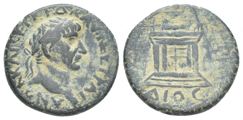 BITHYNIA. Koinon of Bithynia. Trajan (98-117). AE.
Obv: ΑΥ ΝΕΡ ΤΡΑΙΑΝΟΝ ΚΑΙ ϹΕ ...