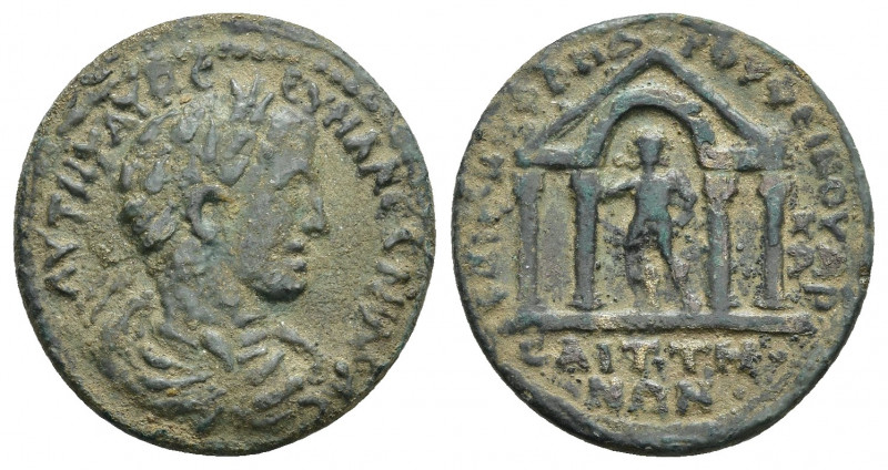 LYDIA. Saitta. Severus Alexander (222-235 AD). Roupheinos, magistrate. AE.
Obv:...