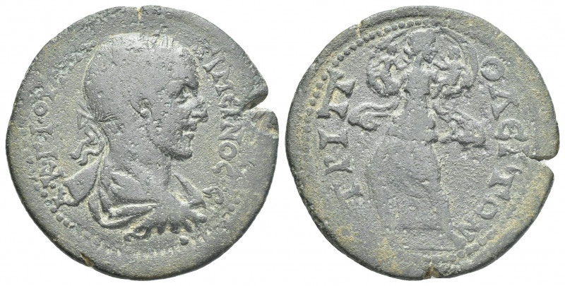 LYDIA, Tripolis. Maximinus (235-238 AD). AE.
A K IOY MAXIMEINOC C.
Obv: Laure...