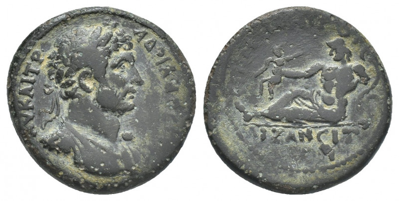 PHRYGIA. Aezani. Hadrian (117-138). AE
Obv.: ΑΥ ΚΑΙ ΤΡ ΑΔΡΙΑΝΟϹ [ϹΕ].
Laureate...