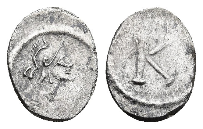 ANONYMOUS. Time of Justinian I (527-565 AD). Siliqua or Scripulum(?), Constantin...