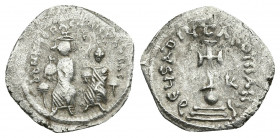 HERACLIUS with HERACLIUS CONSTANTINE (610-641 AD). Hexagram, Constantinople.
Obv: δδ NN ҺЄRACLIЧS ЄT ҺЄRA CONST P P AV.
Heraclius and Heraclius Cons...