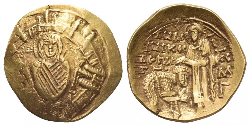 ANDRONICUS II PALAEOLOGUS (1282-1295 AD). GOLD Hyperpyron, Constantinople.
Obv:...