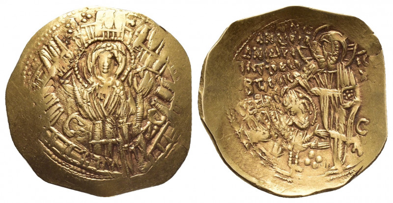 ANDRONICUS II PALAEOLOGUS (1282-1295 AD). GOLD Hyperpyron, Constantinople.
Obv:...