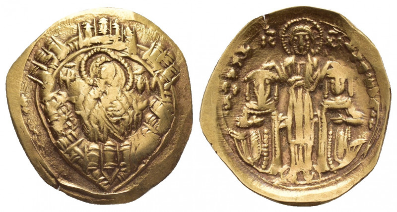 ANDRONICUS II with MICHAEL IX (1295-1320 AD). GOLD Hyperpyron, Constantinople.
...