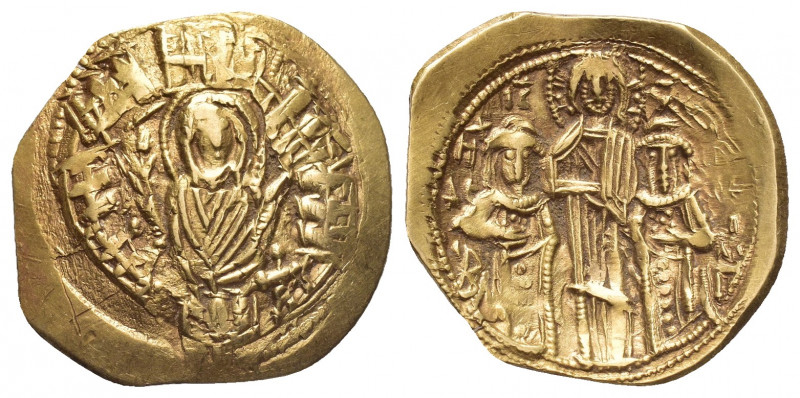 ANDRONICUS II with MICHAEL IX (1295-1320 AD). GOLD Hyperpyron, Constantinople.
...