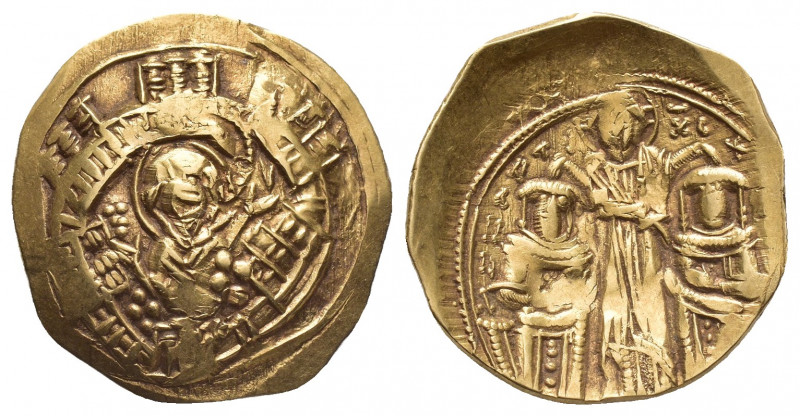 ANDRONICUS II with MICHAEL IX (1295-1320 AD). GOLD Hyperpyron, Constantinople.
...