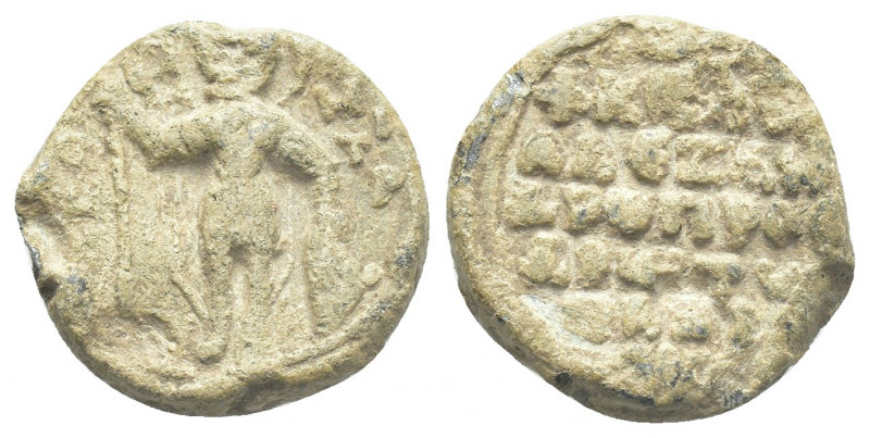 PB Byzantine lead seal. Seal of Alexandros Palaiologos, proedros (1070s-1080s)....