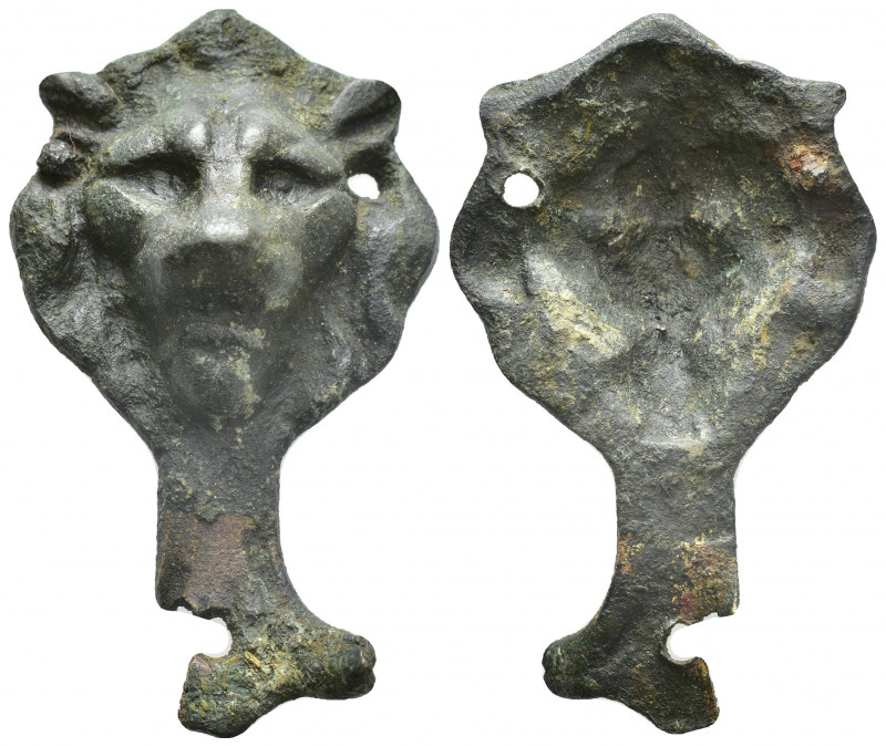 ANCIENT ROMAN BRONZE APPLİQUE. (1nd - 3rd century A.D)
A bronze relief applique...