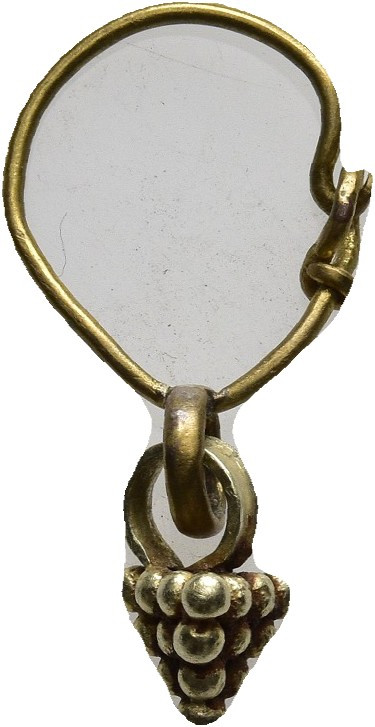 ANCIENT ROMAN GOLD EARRING (CIRCA 1ST - 3RD CENTURY A.D)
Earring in the shape o...