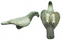 ANCIENT ROMAN BRONZE EAGLE FIGURINE (1st- 3rd century AD)
Condition : See picture.
Weight : 32.62 gr
Diameter : 51 mm