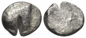 PAPHLAGONIA, Sinope. (Circa 490-425 BC). AR Drachm.
Obv: Head of sea-eagle left.
Rev: [Quadripartite incuse square with two opposing quarters filled...