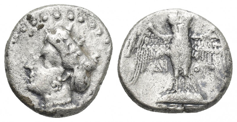 Pontos, Amisos (Circa 300-125 BC). Diog-, magistrate. AR, Drachm.
Obv: Head of ...