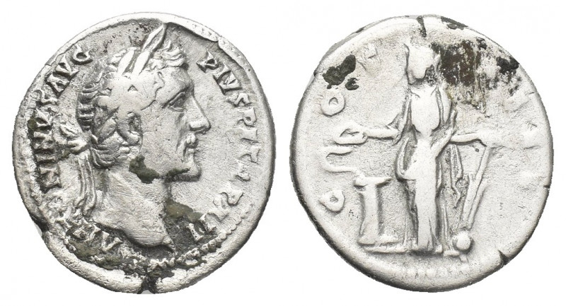 ANTONINUS PIUS (138-161 AD). AR, Denarius. Rome.
Obv: ANTONINVS AVG PIVS P P TR...