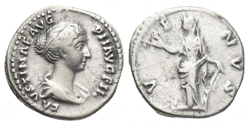 FAUSTINA II (Augusta, 147-175). Denarius. Rome.
Obv: FAVSTINAE AVG PII AVG FIL....