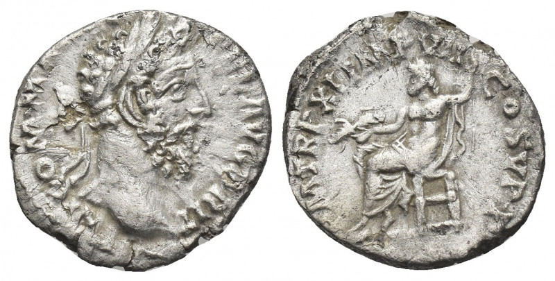 Commodus, 177-192. AR, Denarius. (186). Rome.
Obv: M COMM [ANT P FEL] AVG BRIT....