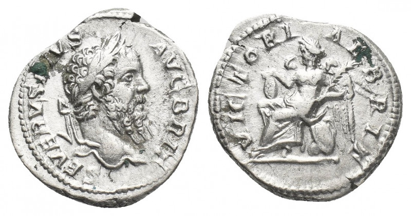 SEPTIMIUS SEVERUS (193 – 211 AD). AR, Denarius. Rome.
Obv: SEVERVS PIVS AVG BRI...