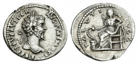 SEPTIMIUS SEVERUS (193-211 AD). AR, Denarius. Laodicea ad Mare.
Obv: L SEP SEVERVS PER AVG P M IMP XI.
Laureate head of Septimius Severus, right.
R...