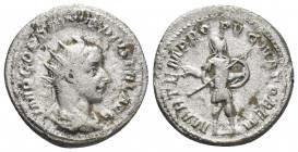 GORDIAN III (238-244 AD). Antoninianus. Rome.
Obv: IMP GORDIANVS PIVS FEL AVG.
Radiate, draped and cuirassed bust of Gordian, right.
Rev: MARTEM PR...