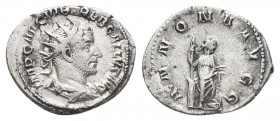 TREBONIANUS GALLUS (251-253 AD). AR, Antoninianus. Rome.
Obv: IMP CAE C VIB TREB GALLVS AVG.
Radiate, draped and cuirassed bust of Trebonianus Gallu...