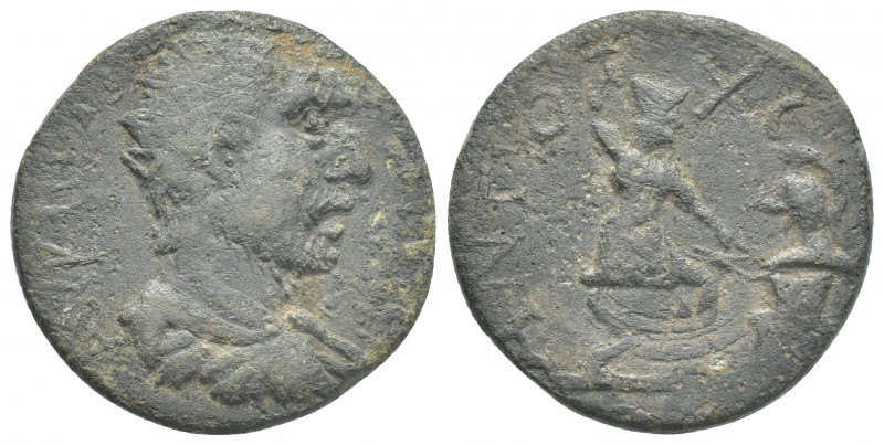 CARIA. Antiochia ad Maeandrum. Gallienus (253-268). AE
Obv.: [AV K Π ΓAΛΛIHNOC]...