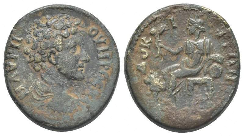 PHRYGİA. Dokimeion. Marcus Aurelius (as Caesar, 161-180 AD). AE.
Obv: VV...