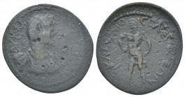 PISIDIA. Claudioseleucia. Claudius II Gothicus (268-270). AE.
Obv.: AV KΛA[...].
Laureate, draped and cuirassed bust of Claudius, r.
Rev.: ΚΛΑΥΔΙΟ ...