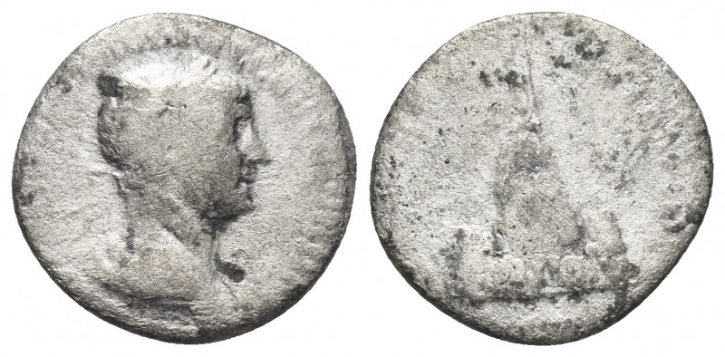 CAPPADOCIA, Caesaraea, Hadrian (117-138 AD). AR, Drachm.
Obv: Laureate head of ...