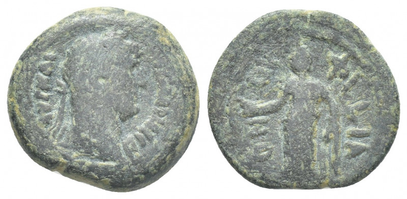 EGYPT. Alexandria. Hadrian (117-138). AE
Obv.: ΑΥΤ ΚΑΙ [ΤΡΑΙ] ΑΔΡΙΑ ϹΕΒ.
Laure...