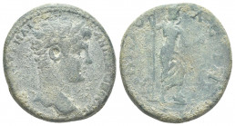PHRYGIA, Siblia. Caracalla (96-98). AE.
Obv.: [...] KAI ANTⲰNEINOC CEΒ.
Laureate head of Caracalla, r.
Rev.: [...]ΟΛEⲰΝ.
Men standing facing, head...