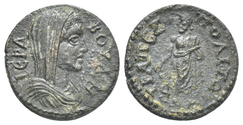 CARIA. Trapezopolis. Pseudo-autonomous (Mid-late 2nd century AD). AE.
Obv: ΙЄΡΑ...