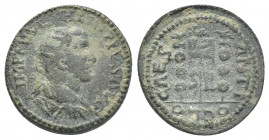PISIDIA. Antioch. Philip I (244-249). AE.
Obv.: IMP M IVL PHILIPPVS AVG.
Radiate, draped and cuirassed bust of Philip I, r.
Rev.: COLO CAES ANTI S ...