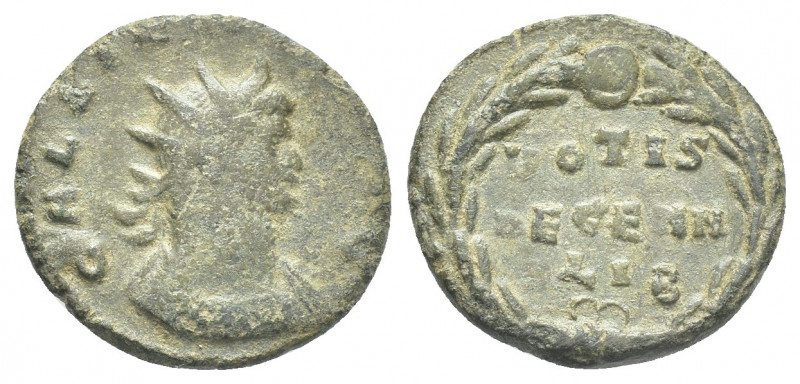 GALLIENUS (253-268 AD). Antoninianus, Rome.
Obv: GALLIENVS AVG.
Radiate and cu...